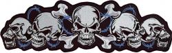 LETHAL THREAT PATCH STRING OF SKULLS