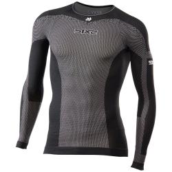 SIXS BREEZY TOUCH LONG SLEEVE ROUND NECK JERSEY BLACK CARBON